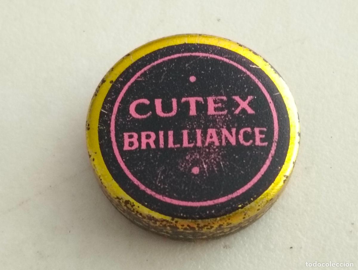 Cajas y cajitas met&aacute;licas: ANTIGUA CAJA LITOGRAFIADA, BRILLIANCE-CUTEX, NEW YORK, MEDIDAS 24 X 8 MM