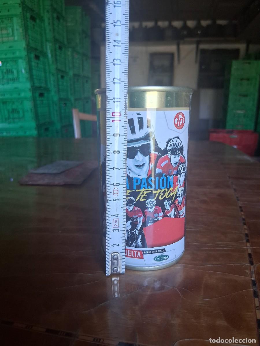 Cajas y cajitas met&aacute;licas: Lata de aceitunas olivas Fragata Vuelta ciclista espa&ntilde;ola ciclismo a&ntilde;o 2019