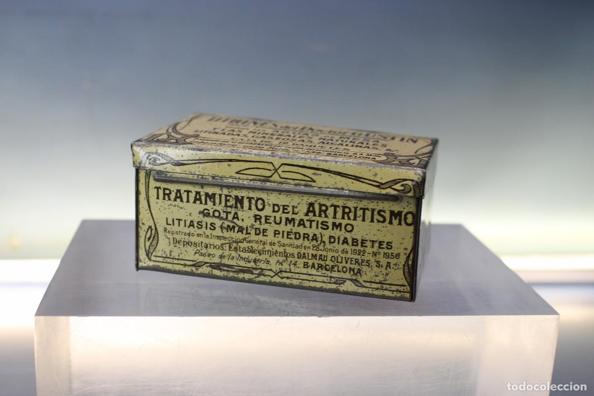 Cajas y cajitas met&aacute;licas: Antigua cajita met&aacute;lica Lithines del Doctor Gustin.