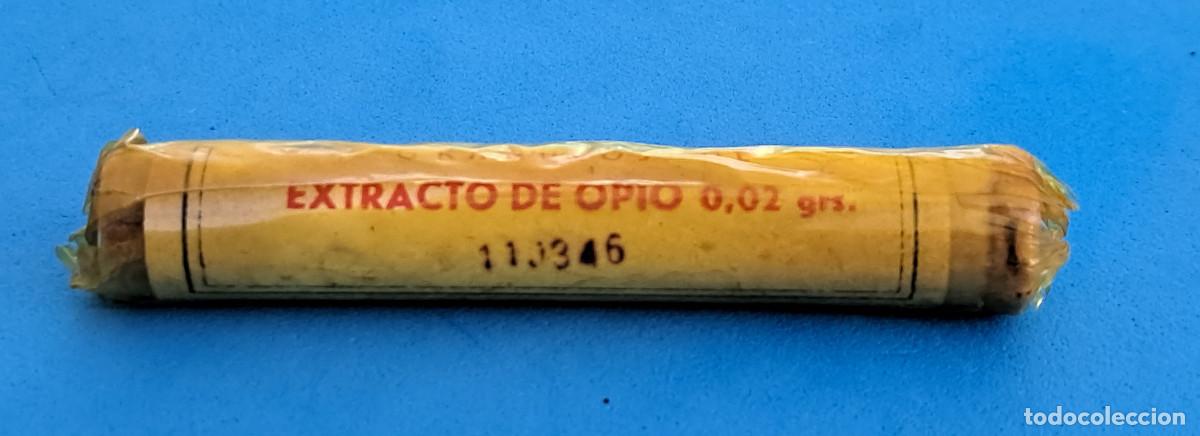 Cajas y cajitas met&aacute;licas: GR&Aacute;NULOS DE EXTRACTO DE OPIO - 0,02 grs. - FARMACIA MILITAR VALLADOLID - CADUCADO - S&Oacute;LO COLECCI&Oacute;N