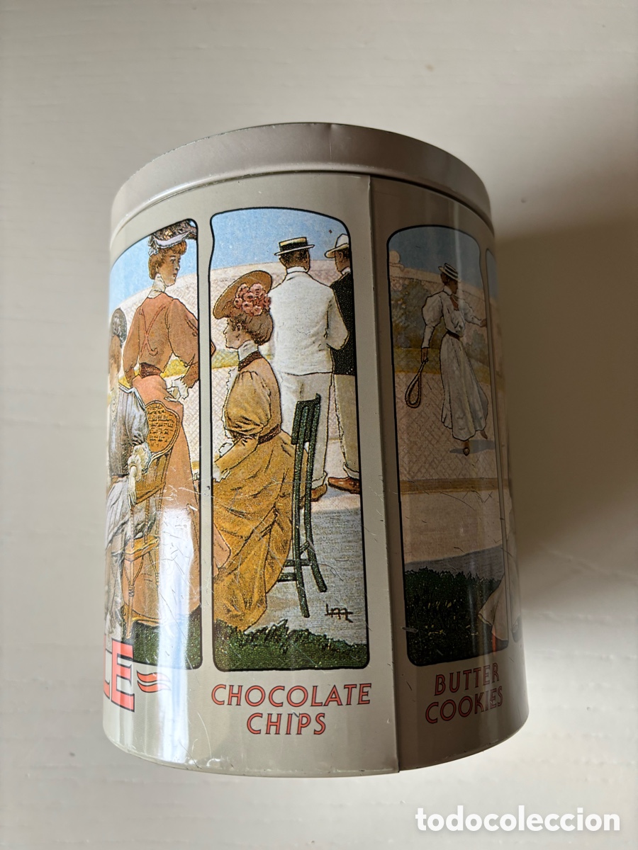 Cajas y cajitas met&aacute;licas: Bote con tapa vintage met&aacute;lico