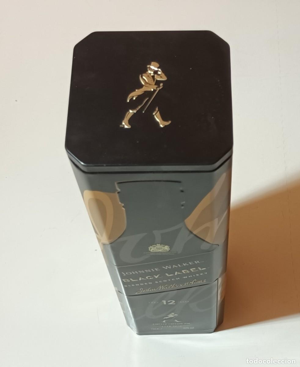 Cajas y cajitas met&aacute;licas: CAJA VAC&Iacute;A / LATA MET&Aacute;LICA - WHISKY JOHNNIE WALKER BLACK LABEL