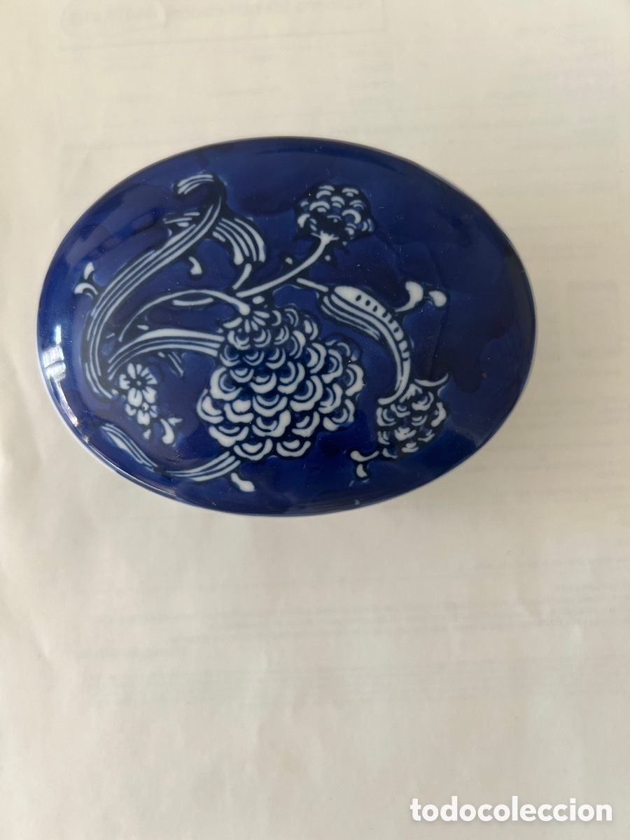 Cajas y cajitas met&aacute;licas: Joyero de porcelana muy lindo a&ntilde;os 70