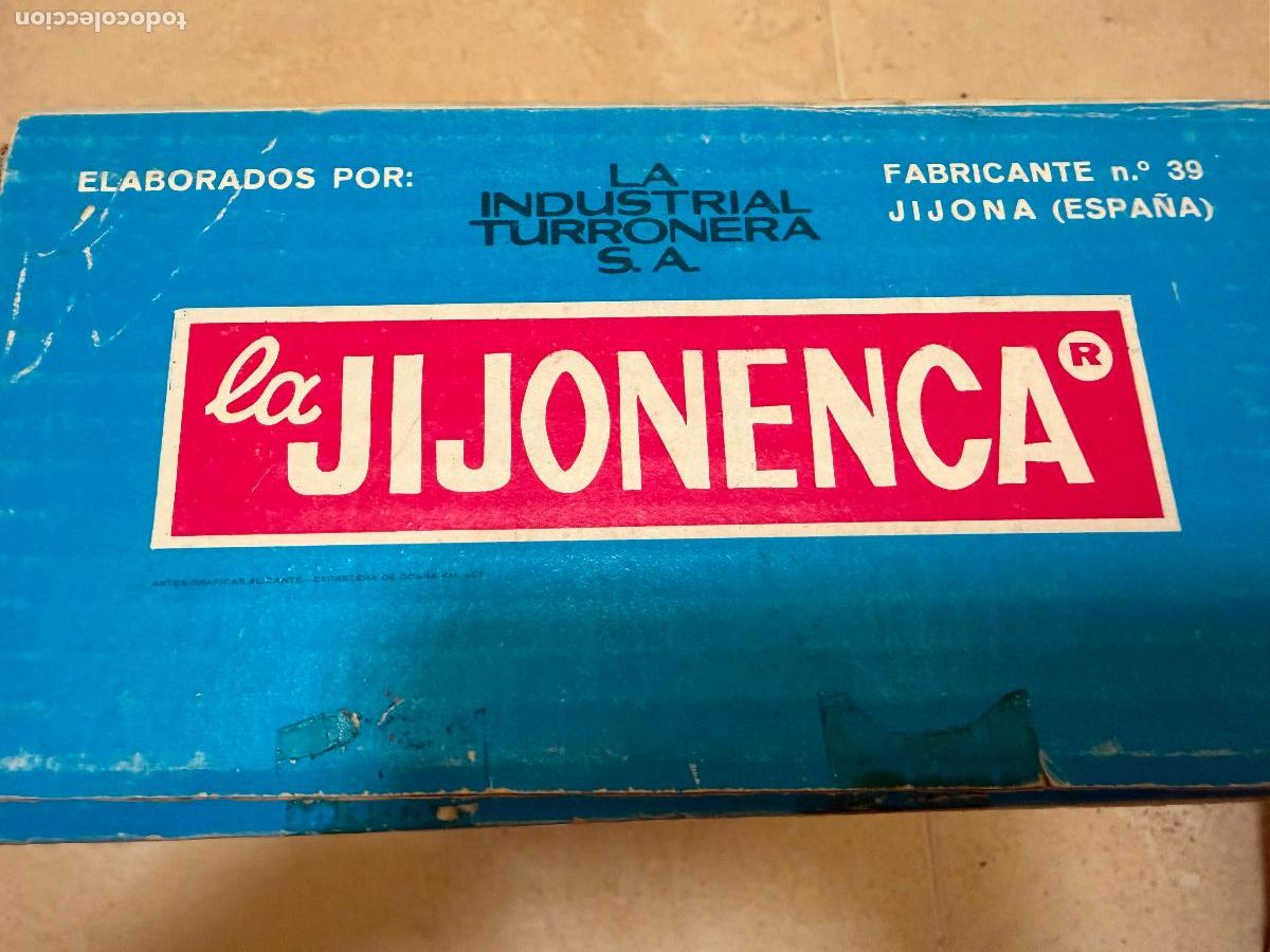 Cajas y cajitas met&aacute;licas: Caja de turr&oacute;n la jijonenca - Foto 3