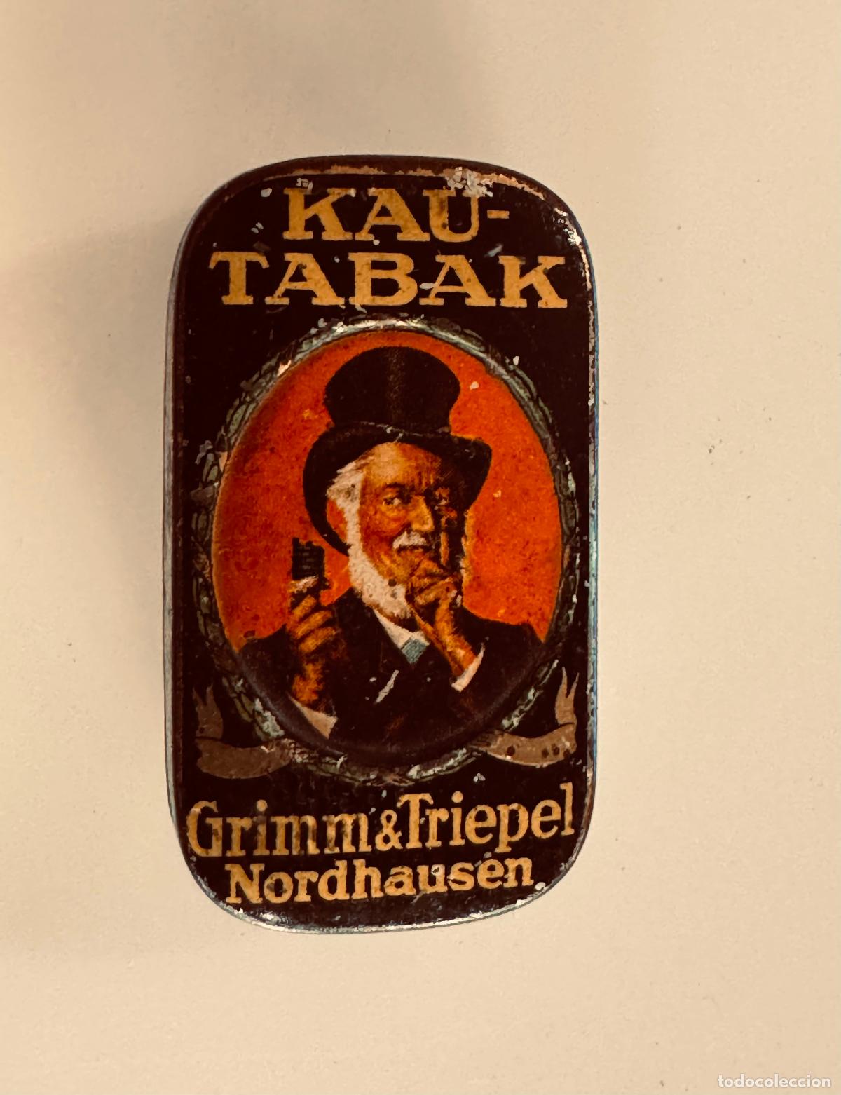 Cajas y cajitas met&aacute;licas: KAUTABAK - GRIMM & TRIEPEL - CAJITA ANTIGUA DE CHAPA -VER FOTOS