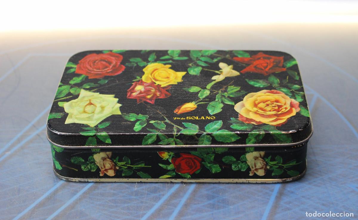 Cajas y cajitas met&aacute;licas: Caja met&aacute;lica Viuda de Solano.