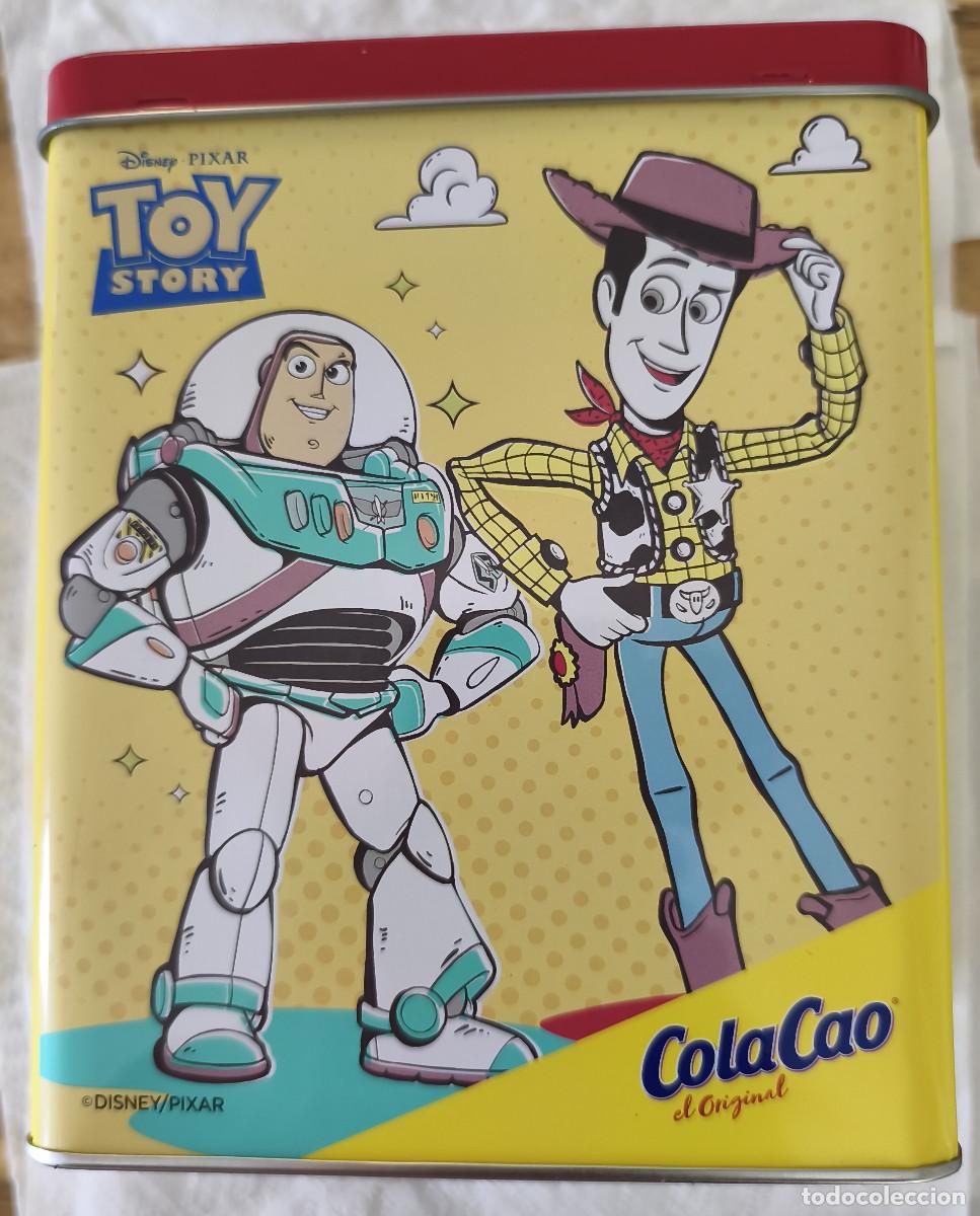 Cajas y cajitas met&aacute;licas: LATA COLACAO Disney Pixar TOY STORY - 18 x 15 x 9 cm