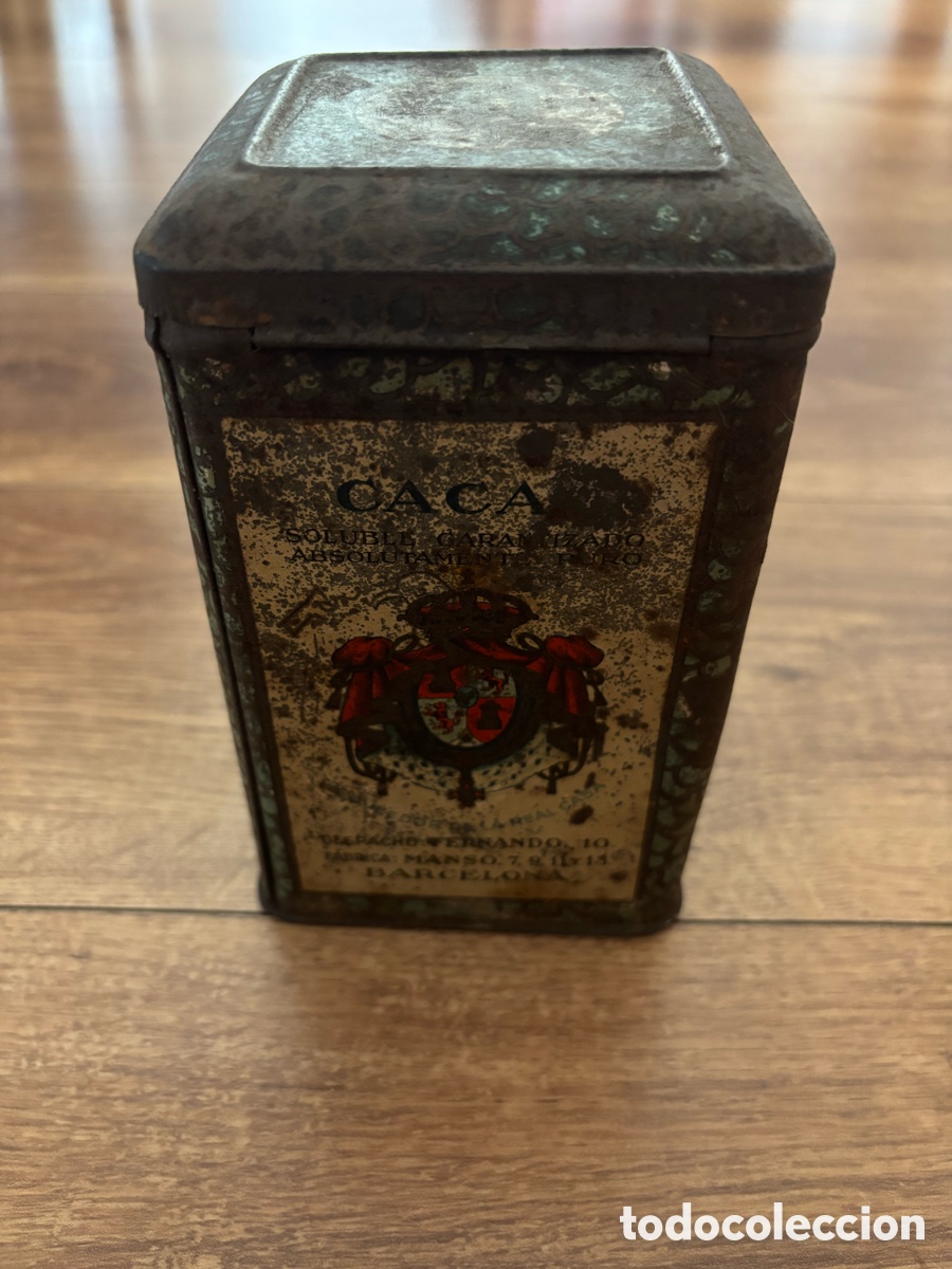 Cajas y cajitas met&aacute;licas: Caja de chocolate cacao Evaristo Juncosa
