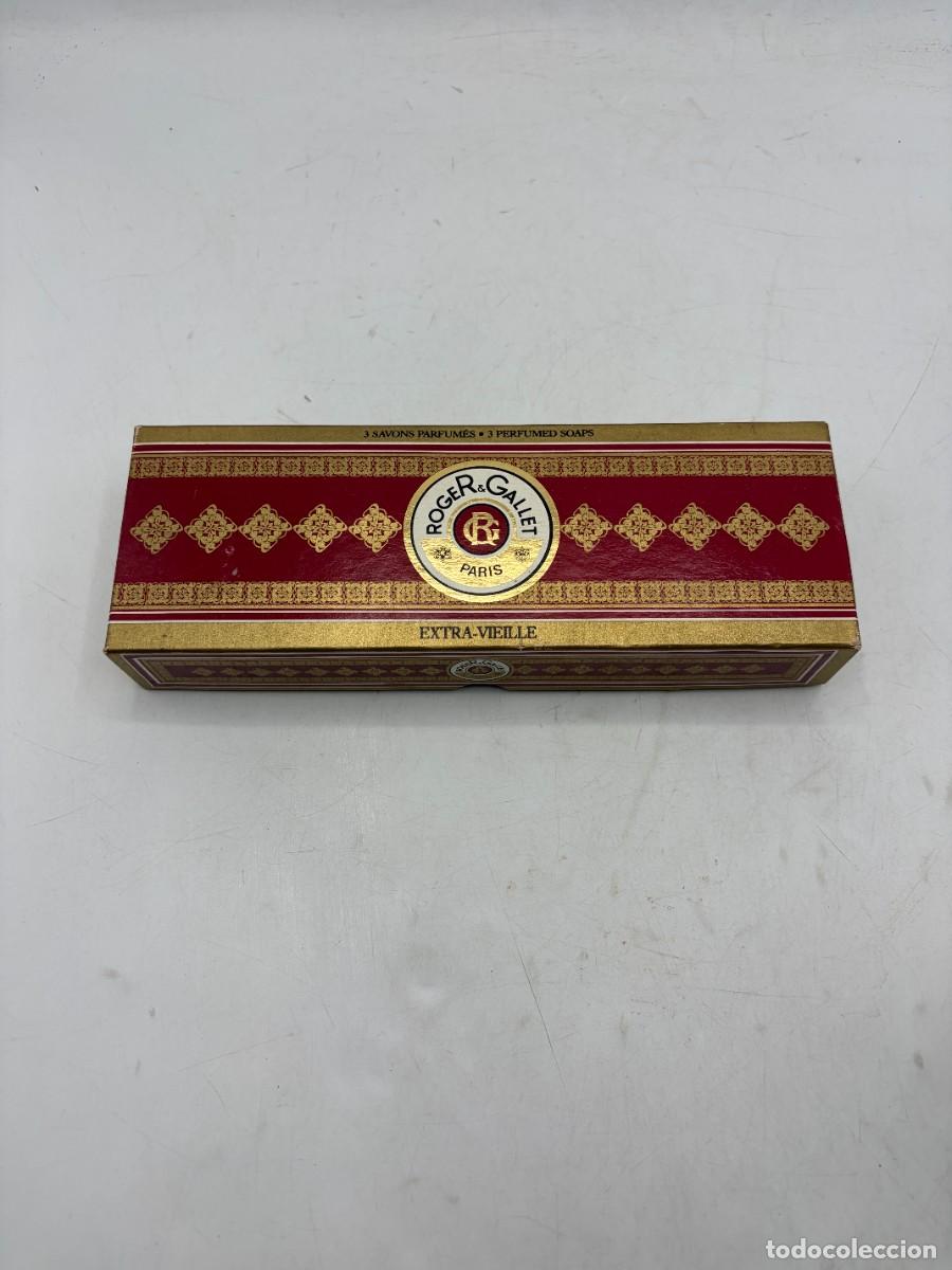 Cajas y cajitas met&aacute;licas: ANTIGUA CAJA VAC&Iacute;A DE JABONES PERFUMADOS ROGER & GALLET PARIS EXTRA-VIEILLE