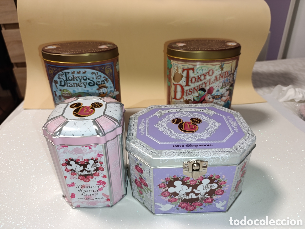 Cajas y cajitas met&aacute;licas: Coleccion Latas Vacias Edicion Especial Disney Tokyo