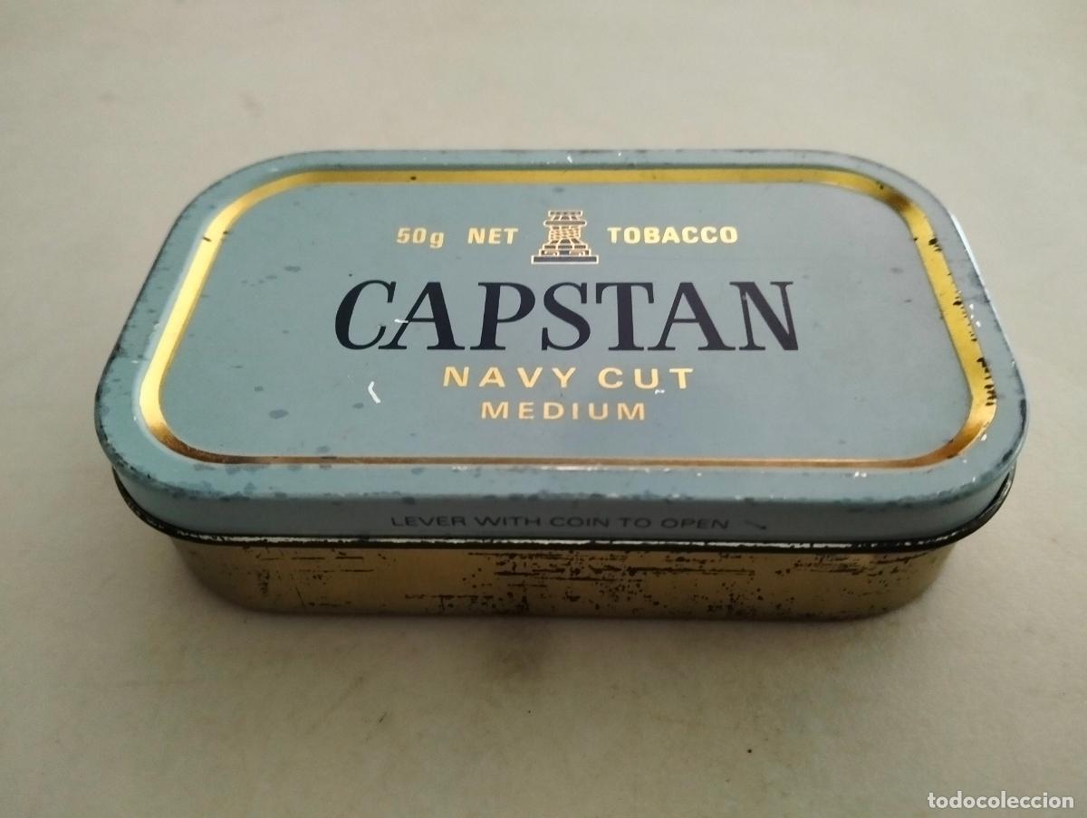Cajas y cajitas met&aacute;licas: CAJA CHAPA TABACO, CAPSTAN, MEDIDAS 10,5 X 5,8 X 2,5 CM