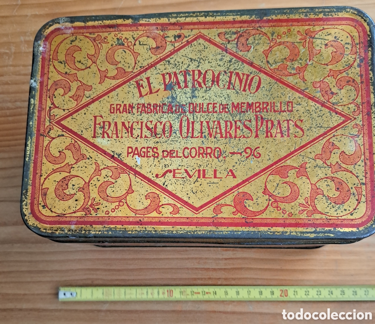 Cajas y cajitas met&aacute;licas: Lata de membrillo el patrocinio