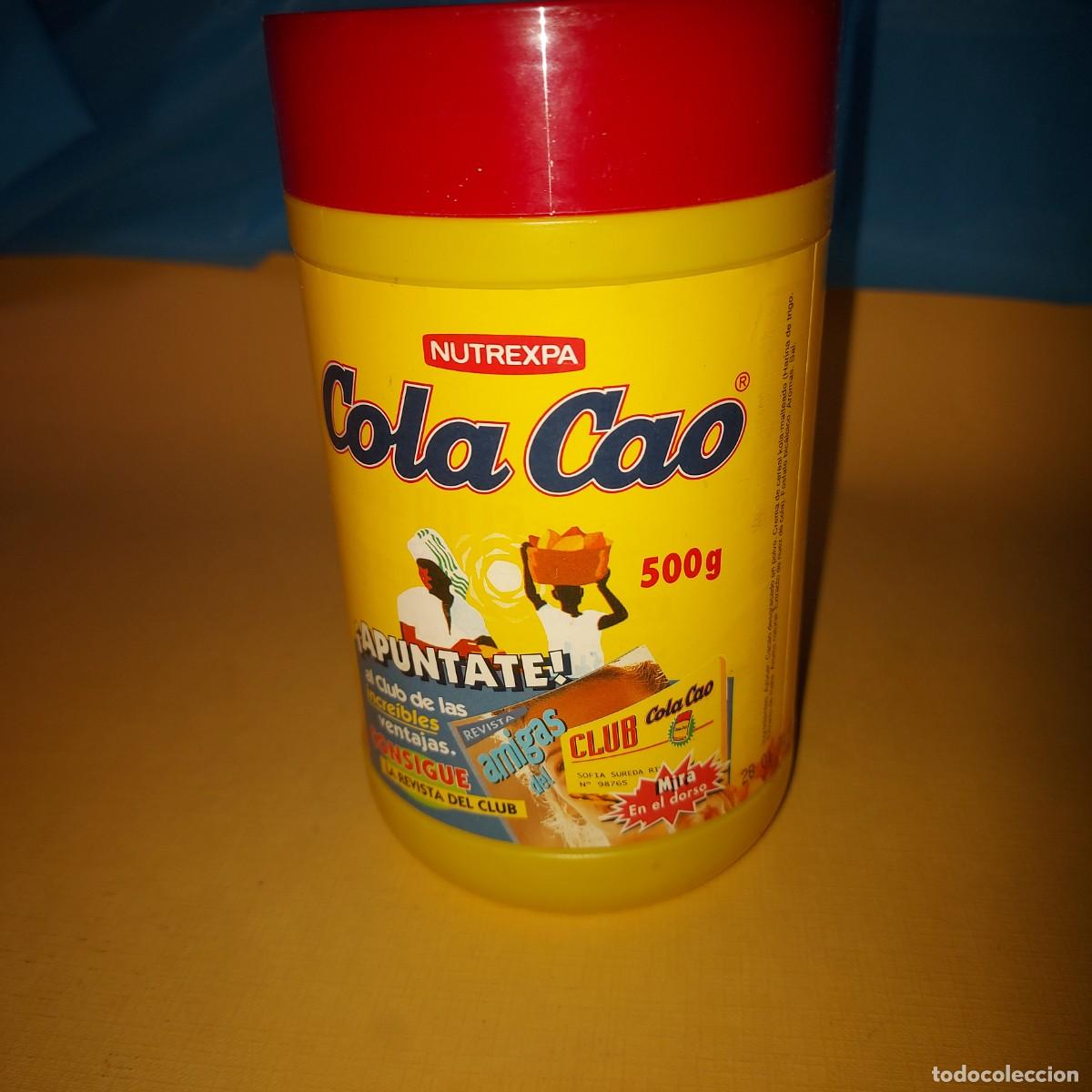 Cajas y cajitas met&aacute;licas: Antiguo bote COLA CAO 500 gr.