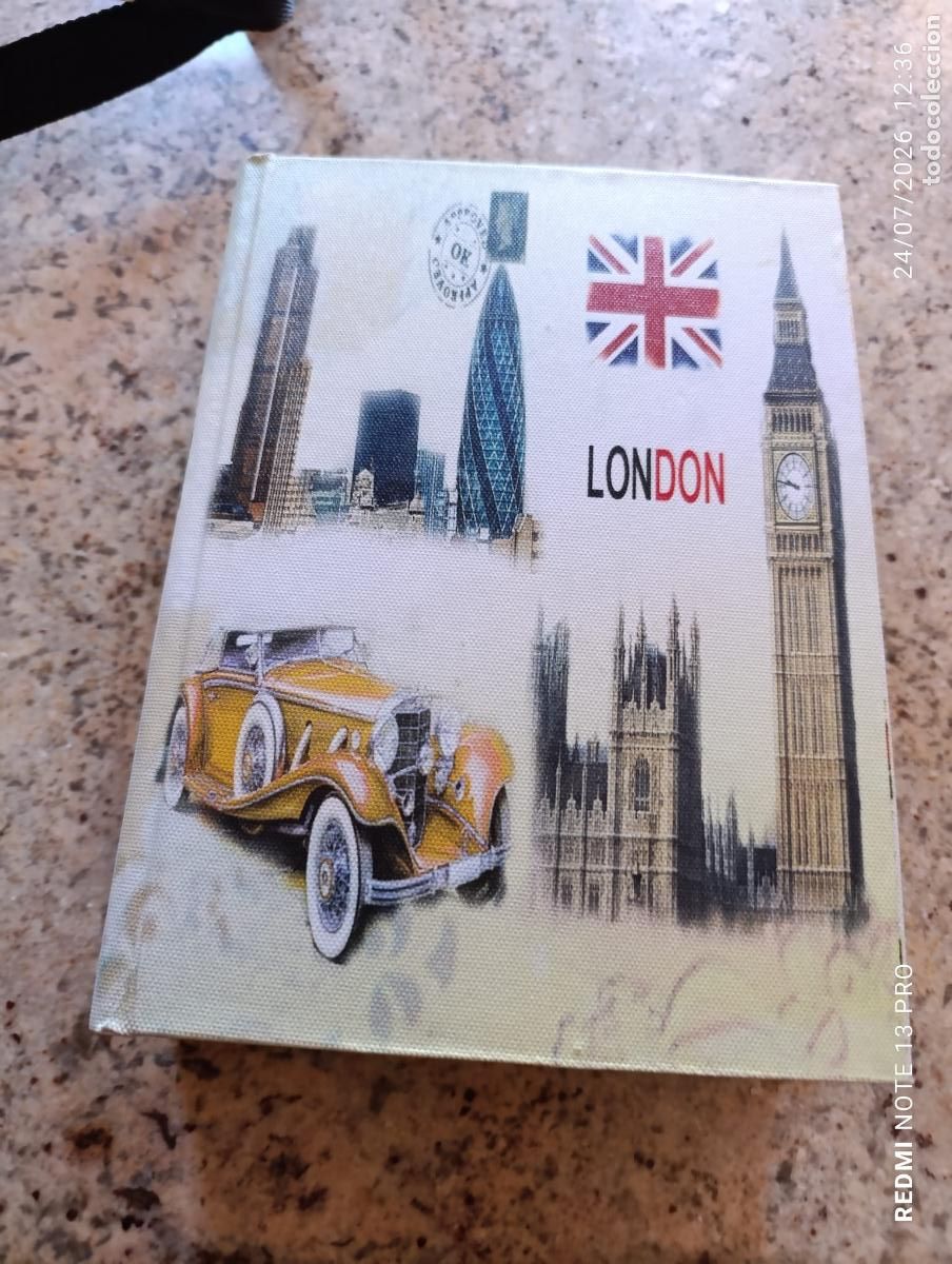 Cajas y cajitas met&aacute;licas: Cajita madera recuerdo London.