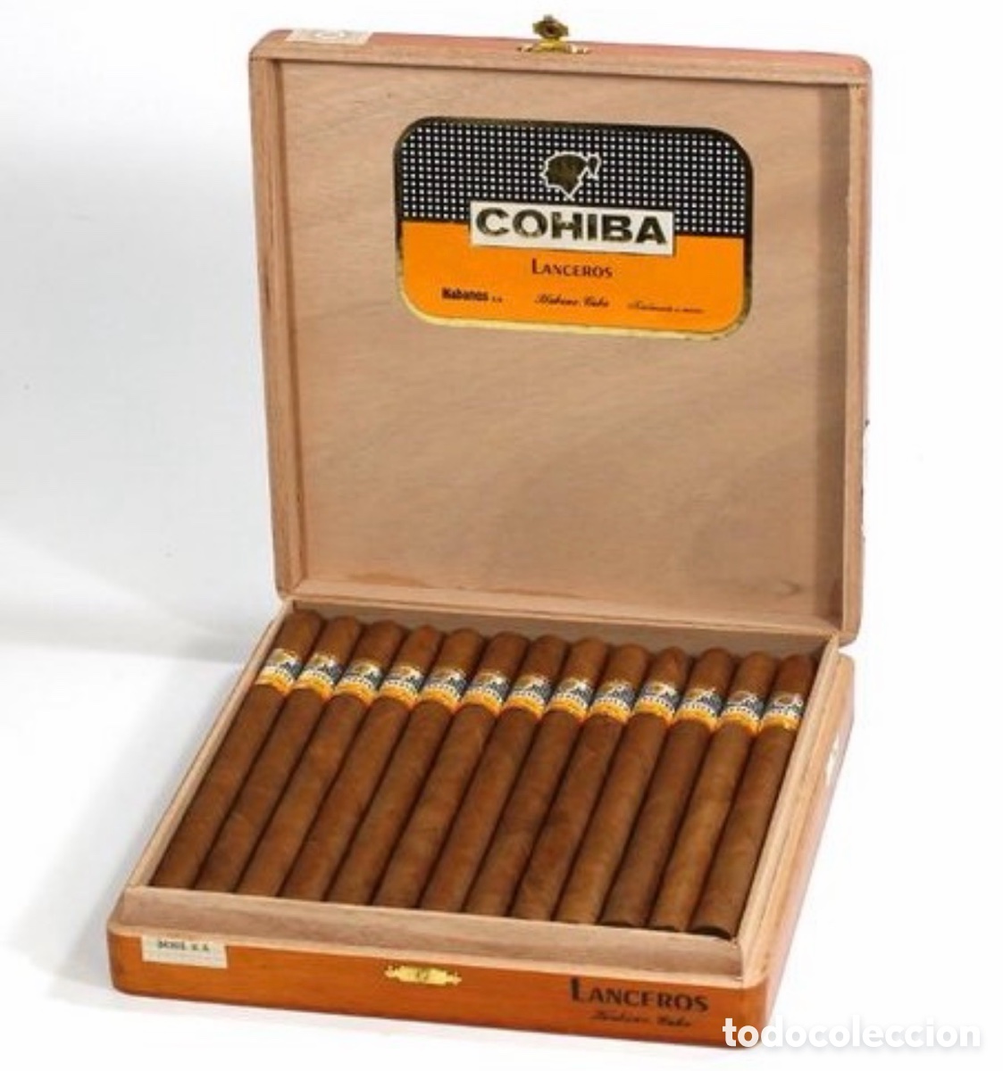 Cajas y cajitas met&aacute;licas: Caja de puros COHIBA LANCEROS