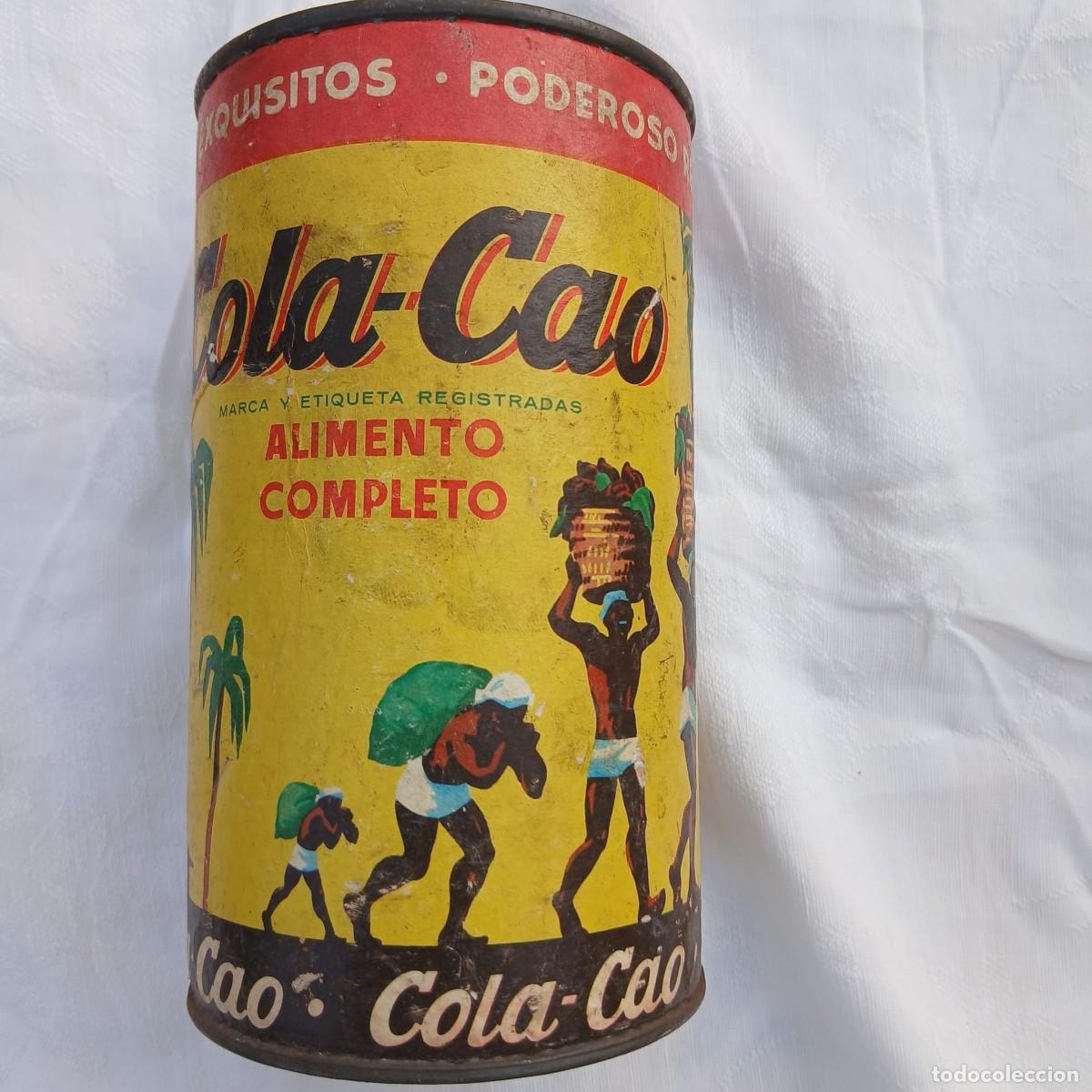 Cajas y cajitas met&aacute;licas: Antigua lata de colacao sin tapa