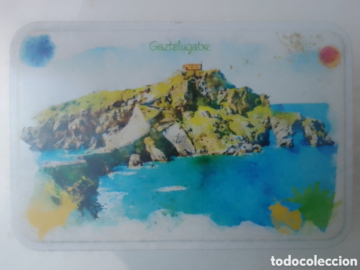 Cajas y cajitas met&aacute;licas: Caja met&aacute;lica vac&iacute;a Gaztelugatxe.