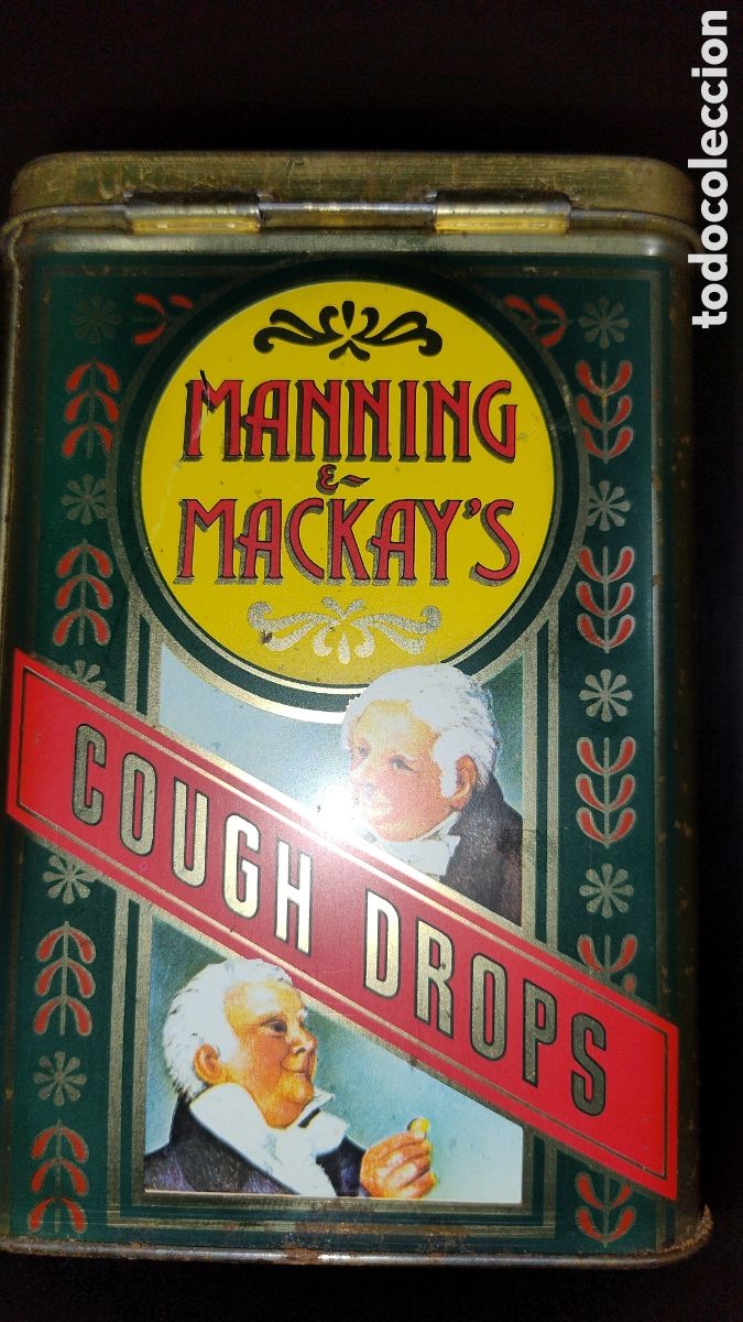 Cajas y cajitas met&aacute;licas: Caja Cough Drops Manning Mackays - Foto 3