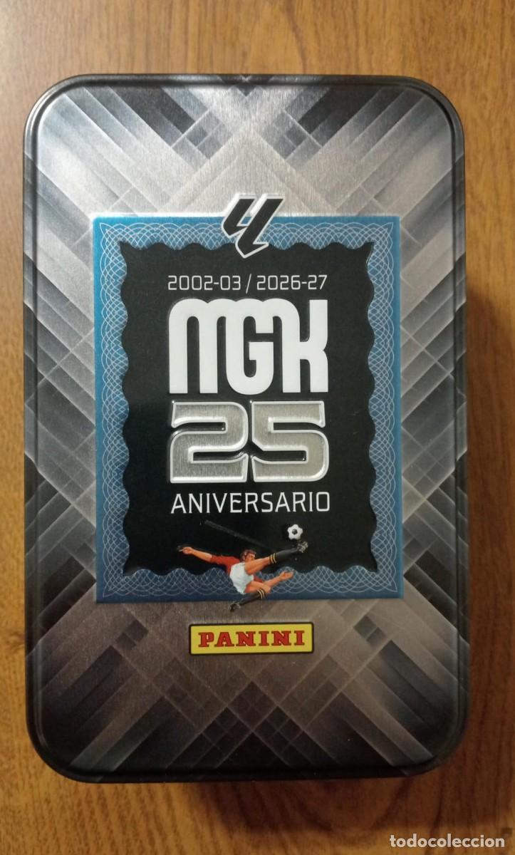 Cajas y cajitas met&aacute;licas: Caja Vacia Hojalata Panini Megacracks 2027 25 Aniversario