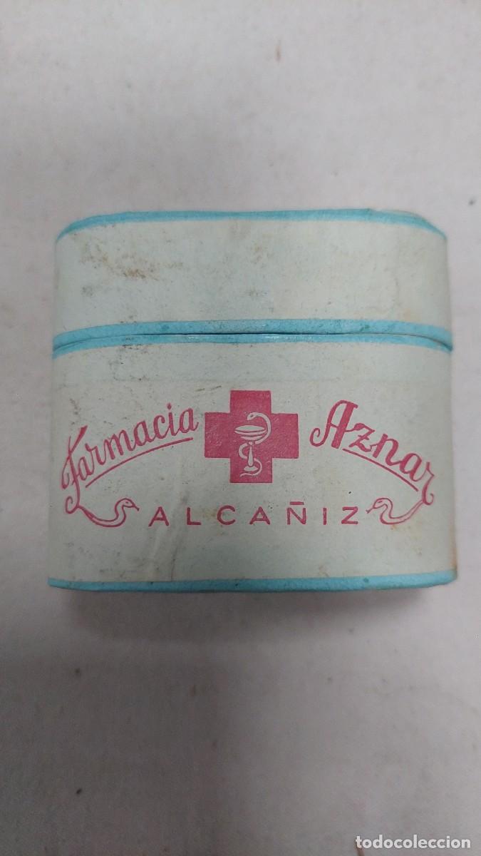 Cajas y cajitas met&aacute;licas: Antiguo caja Farmacia Aznar Bicarbonato de sosa Alca&ntilde;iz