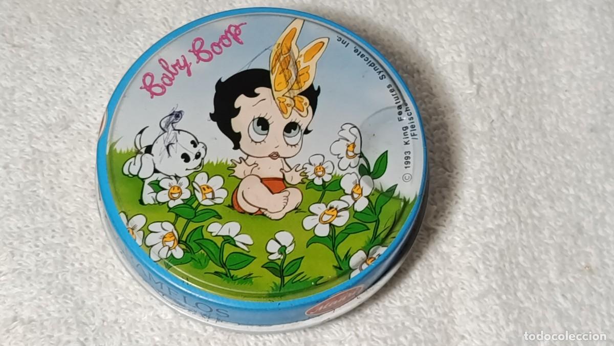 Cajas y cajitas met&aacute;licas: ANTIGUA CAJITA DE CARAMELOS GRAGEADOS MAURI N&ordm; 12 BABY BOOP BETTY BOOP CLIC CLAC A&Ntilde;OS 90