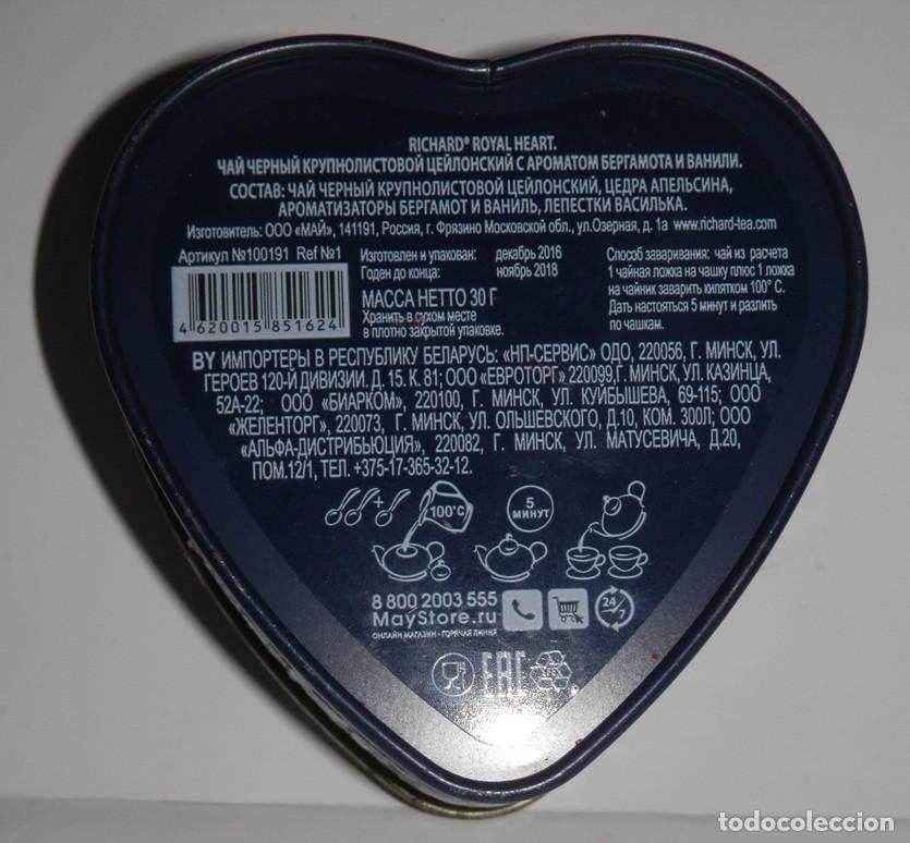 Cajas y cajitas met&aacute;licas: LATA DE LA MARCA RICHARD ROYAL TEA - Foto 2