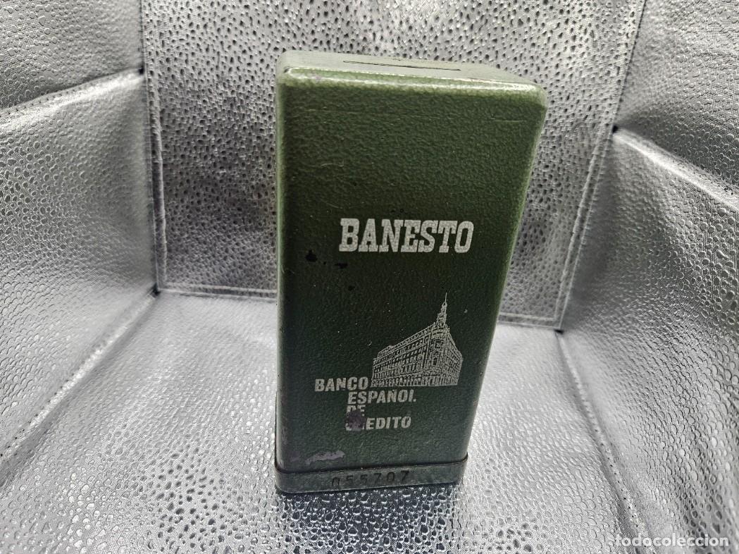 Cajas y cajitas met&aacute;licas: CAJITA DE AHORRO BANCO BANESTO