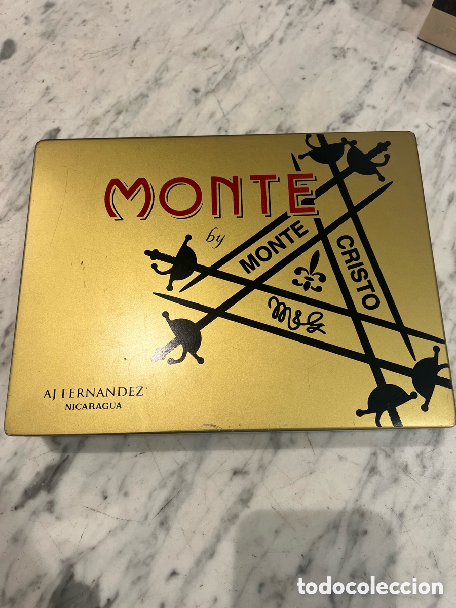 Cajas y cajitas met&aacute;licas: Cajas puros montecristo - Foto 3