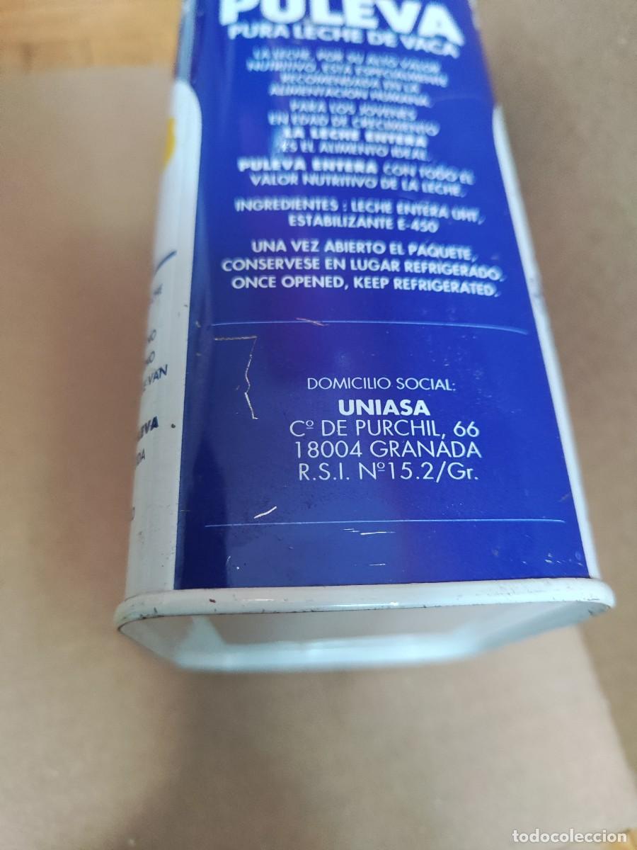 Cajas y cajitas met&aacute;licas: HUCHA DE LATA,LECHE PULEVA. - Foto 2