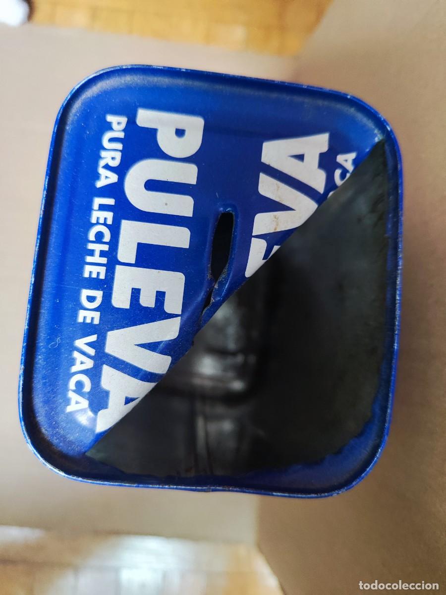 Cajas y cajitas met&aacute;licas: HUCHA DE LATA,LECHE PULEVA. - Foto 3