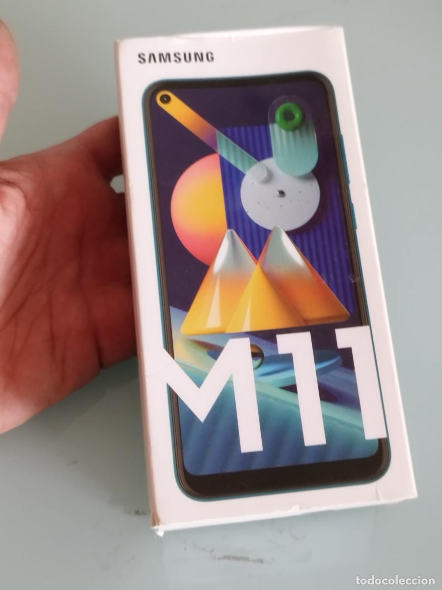 Cajas y cajitas met&aacute;licas: Caja de un smartphone Samsung Galaxy M11.