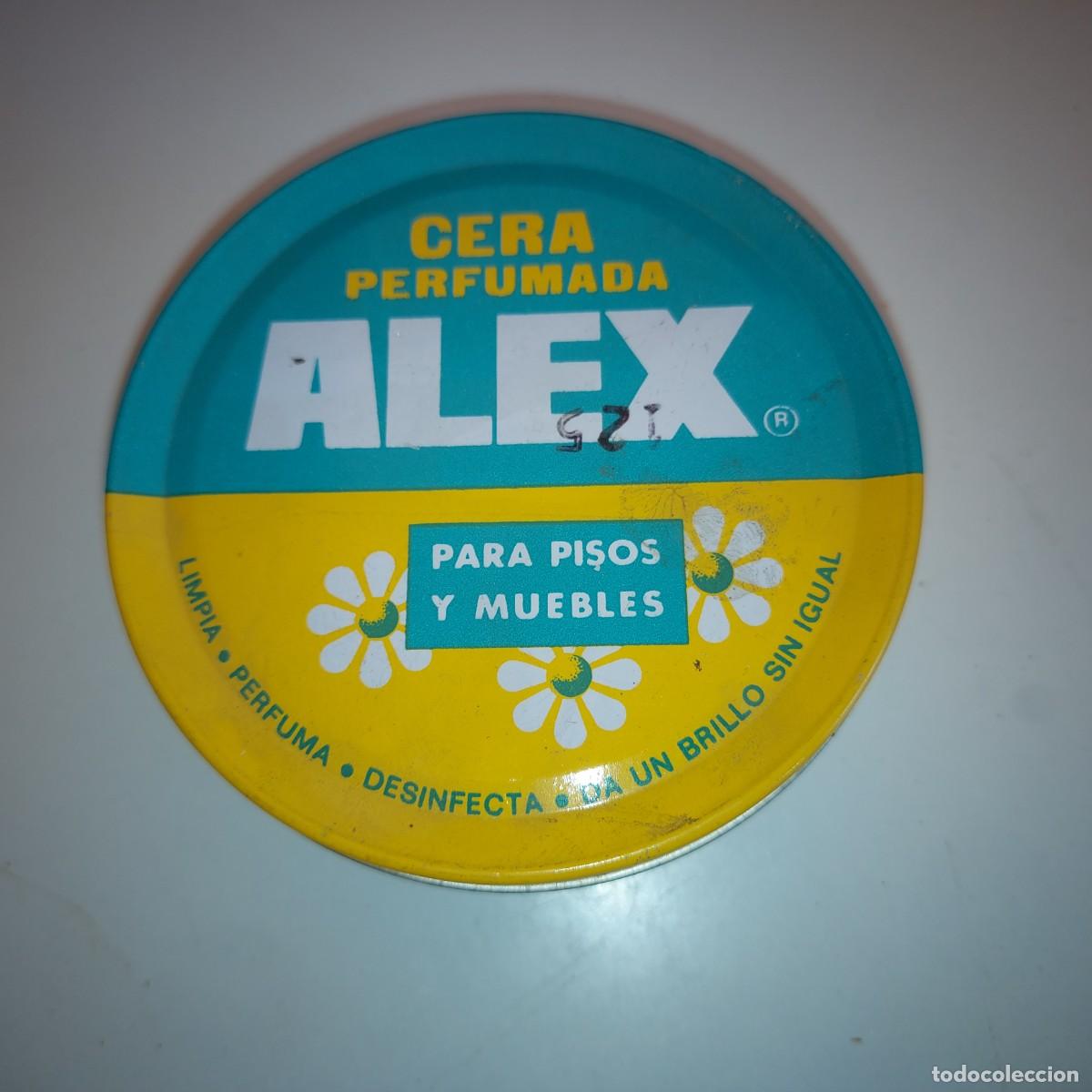 Cajas y cajitas met&aacute;licas: LATA CERA PERFUMADA ALEX