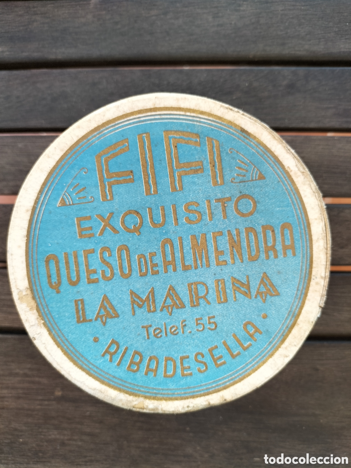 Cajas y cajitas met&aacute;licas: Ribadesella, FiFi. Caja para Queso de Almendra La Marina.