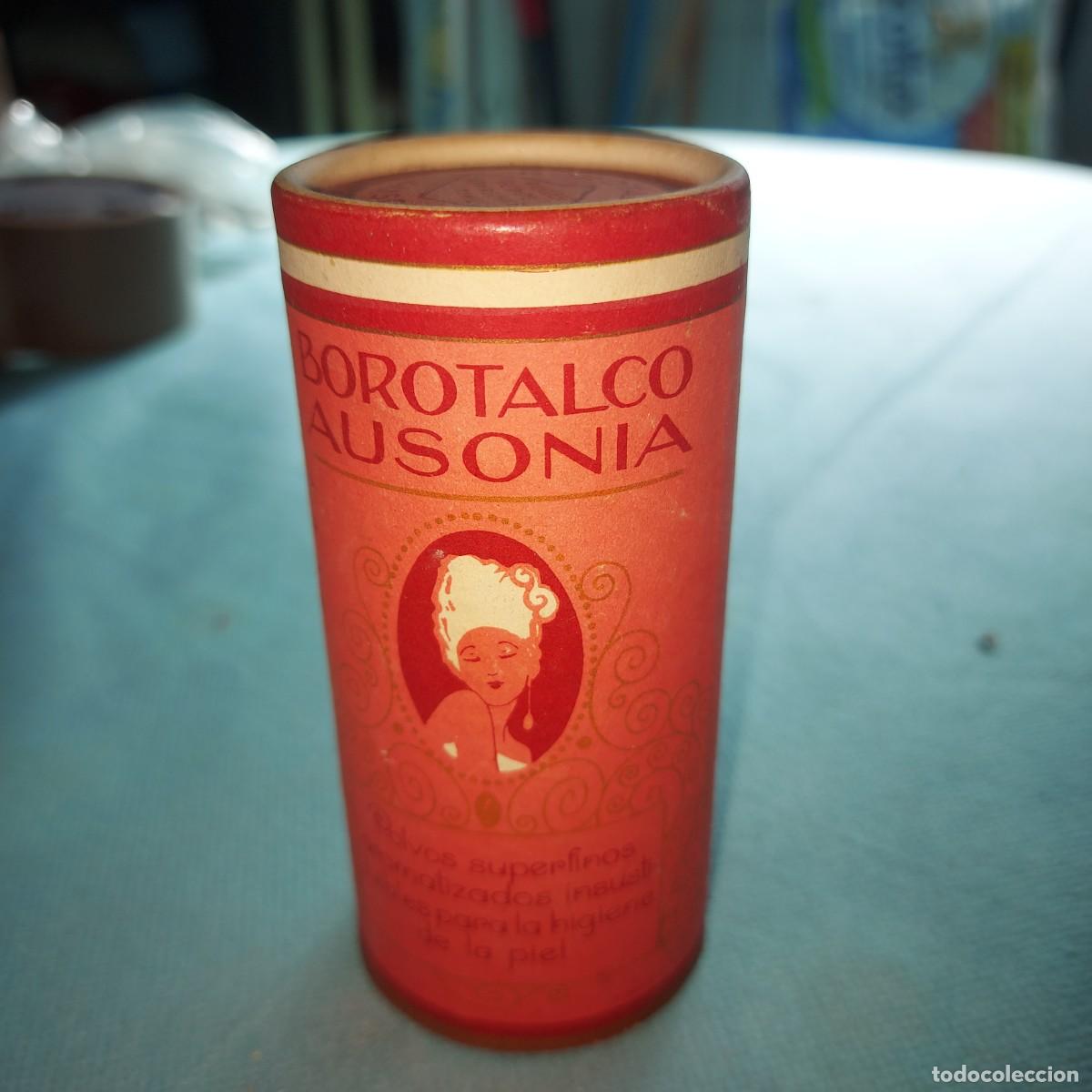 Cajas y cajitas met&aacute;licas: ANTIGUO BOTE DE TALCO AUSONIA