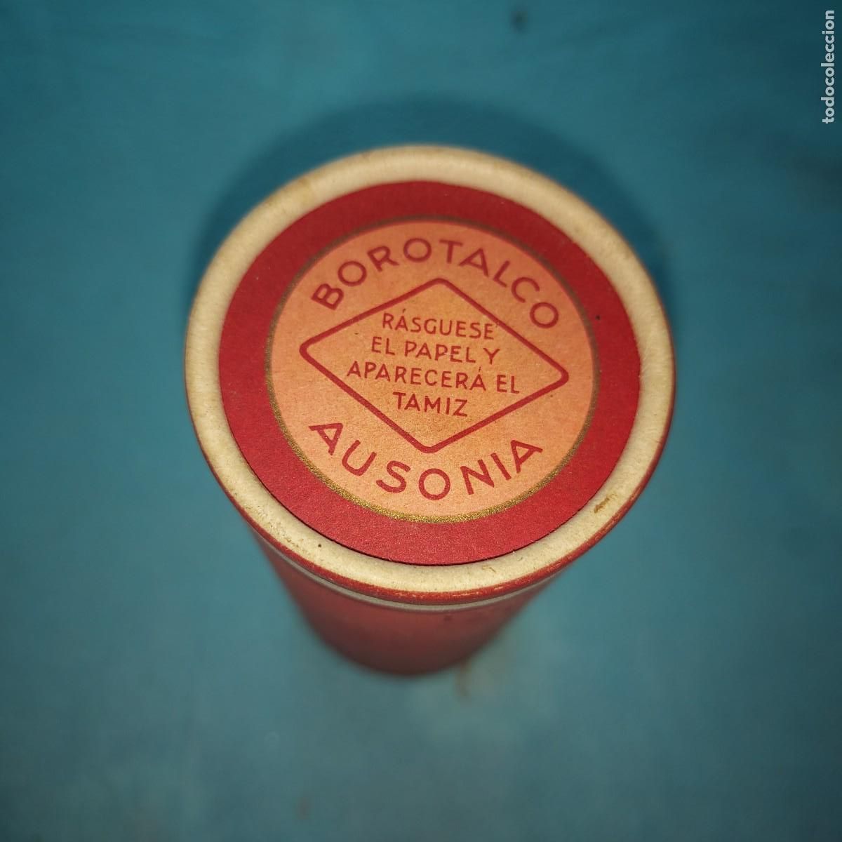 Cajas y cajitas met&aacute;licas: ANTIGUO BOTE DE BOROTALCO AUSONIA