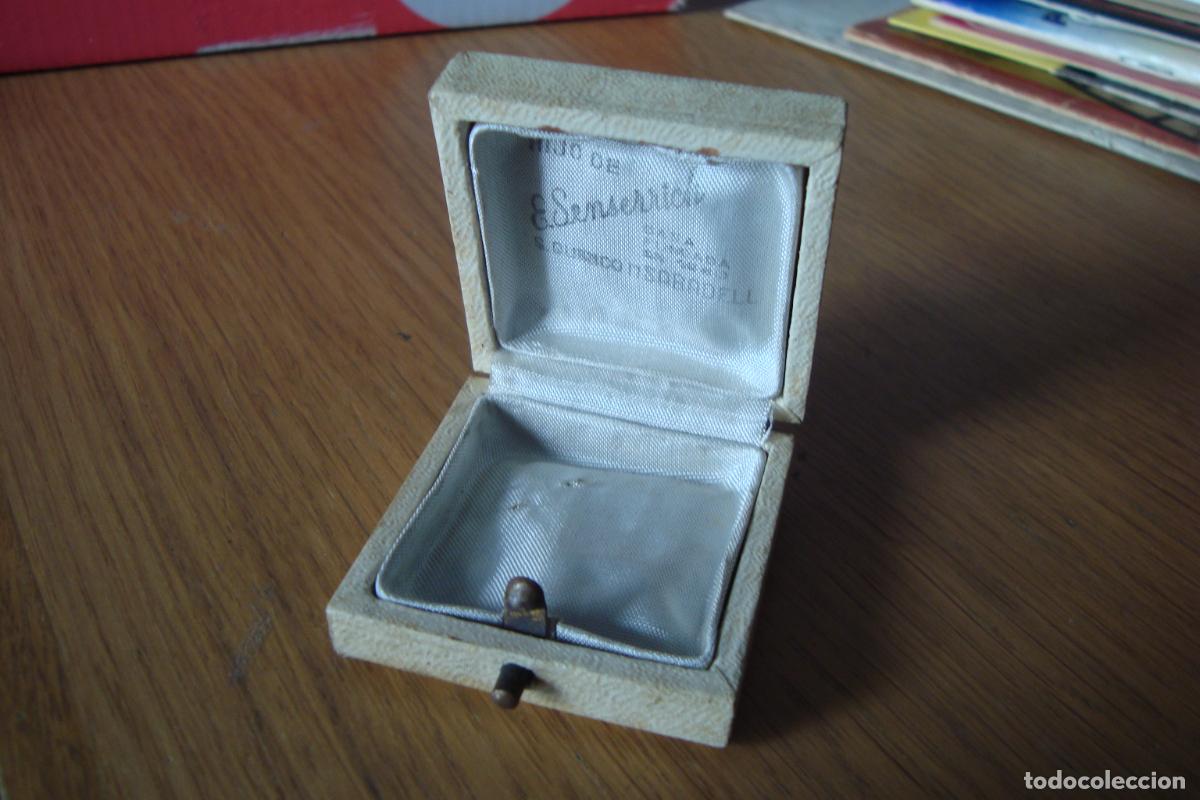 Cajas y cajitas met&aacute;licas: ANTIGUA CAJITA O ESTUCHE DE JOYERIA HIJO DE E. SENSERRICH. SABADELL