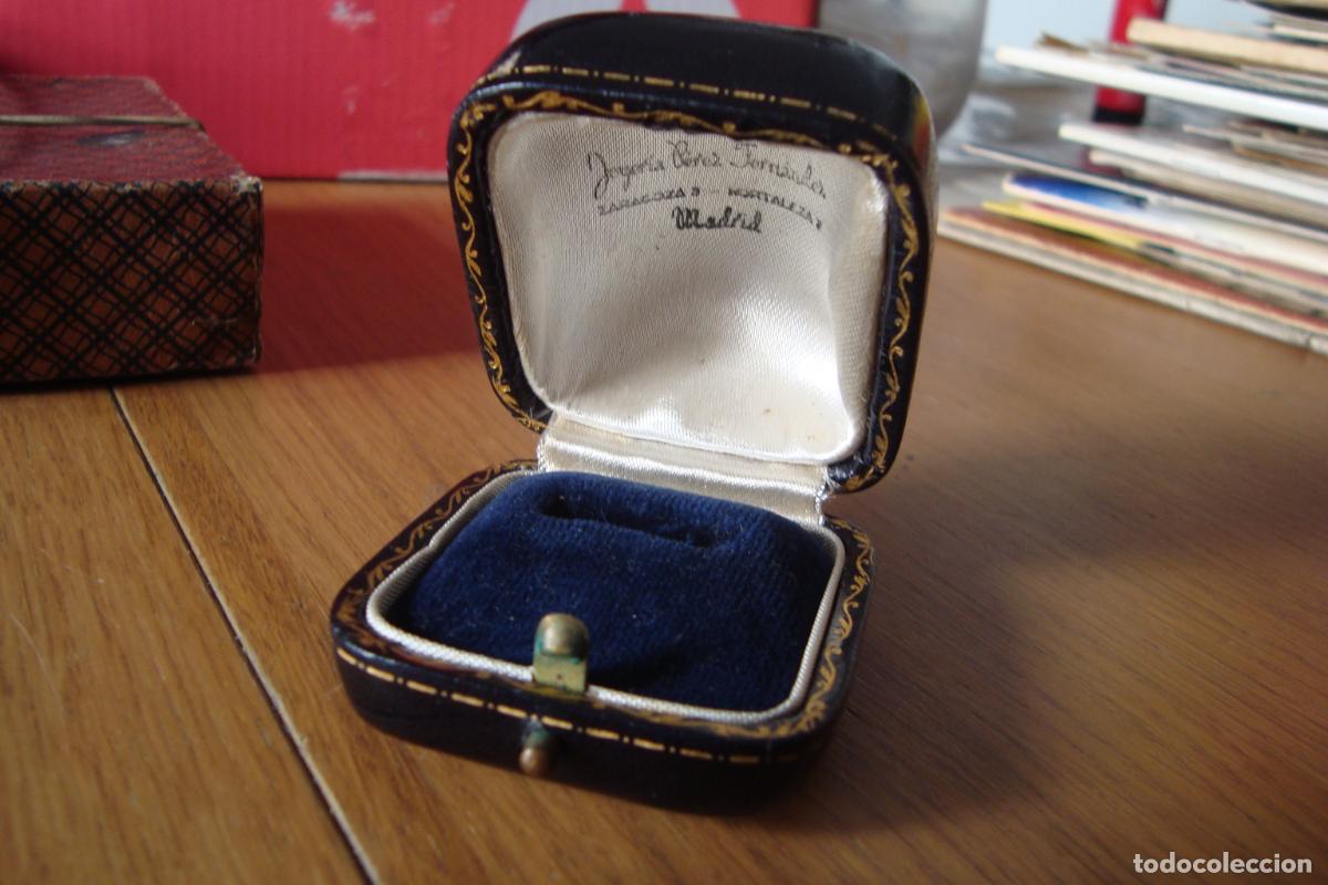 Cajas y cajitas met&aacute;licas: ANTIGUA CAJITA O ESTUCHE DE JOYERIA PEREZ FERNANDEZ. MADRID SIGLO XX