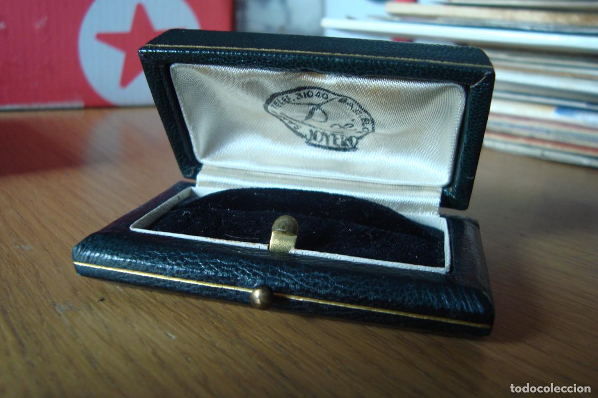 Cajas y cajitas met&aacute;licas: ANTIGUA CAJITA O ESTUCHE DE JOYERIA SANS BARCELONA. SIGLO XX