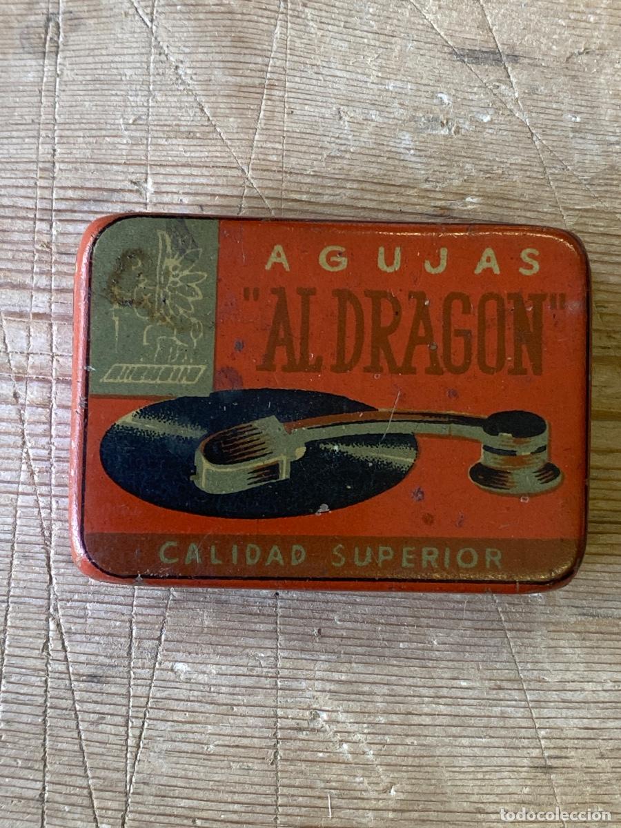 Cajas y cajitas met&aacute;licas: Cajita agujas gram&oacute;fono - AL DRAGON - ver fotos