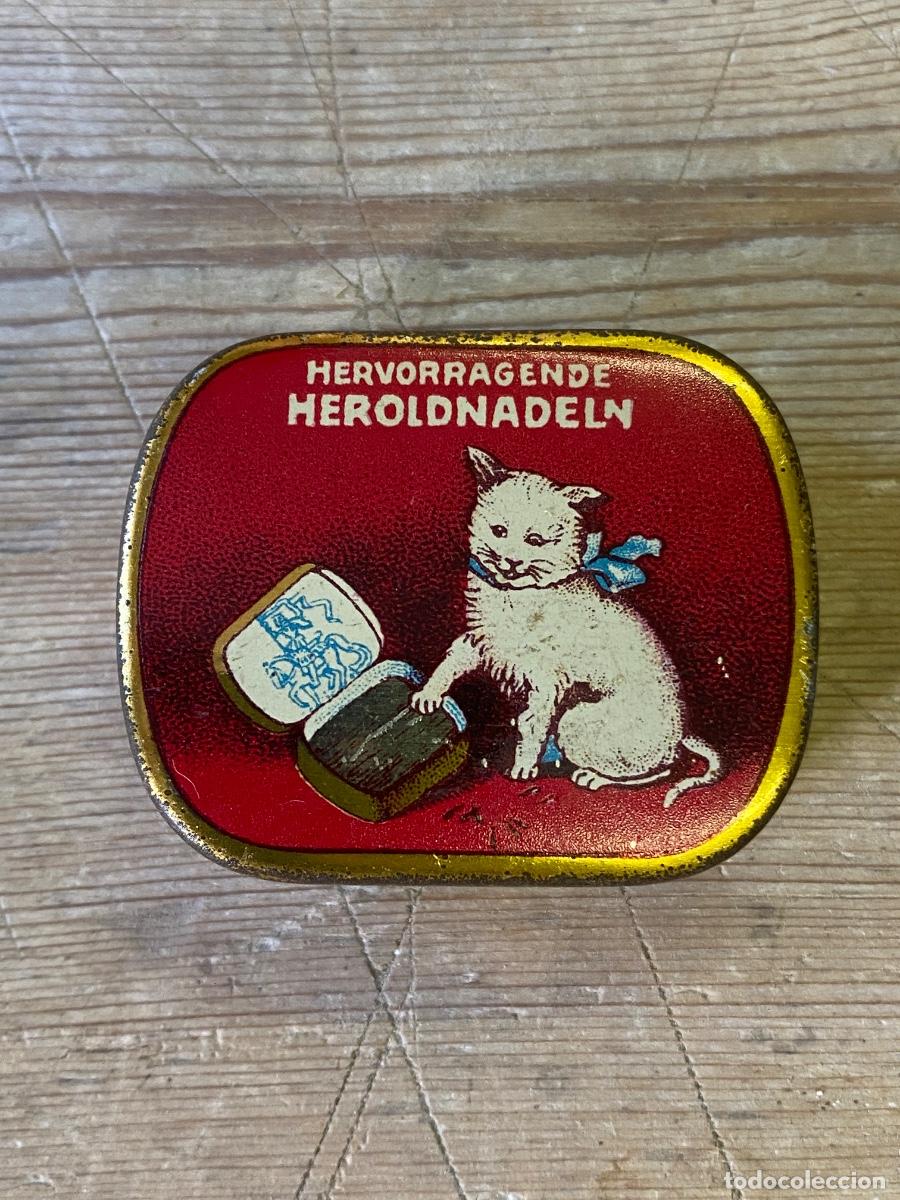 Cajas y cajitas met&aacute;licas: Cajita agujas gram&oacute;fono - HEROLDNADELN - ver fotos