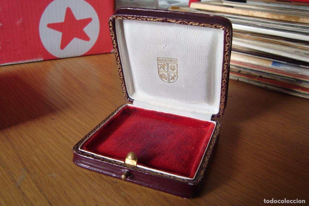 Cajas y cajitas met&aacute;licas: ANTIGUA CAJITA O ESTUCHE DE JOYERIA MEDALLERIA BAGUES SIGLO XX
