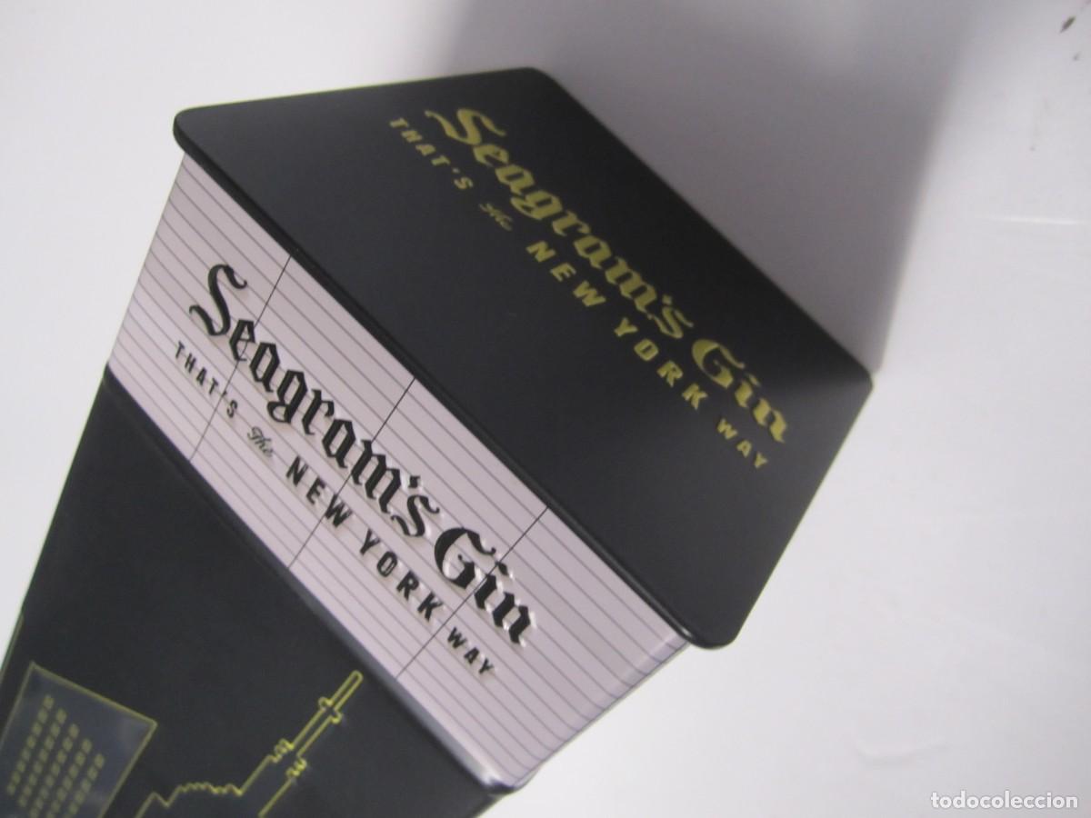 Cajas y cajitas met&aacute;licas: caja metalica seagrams gin new york