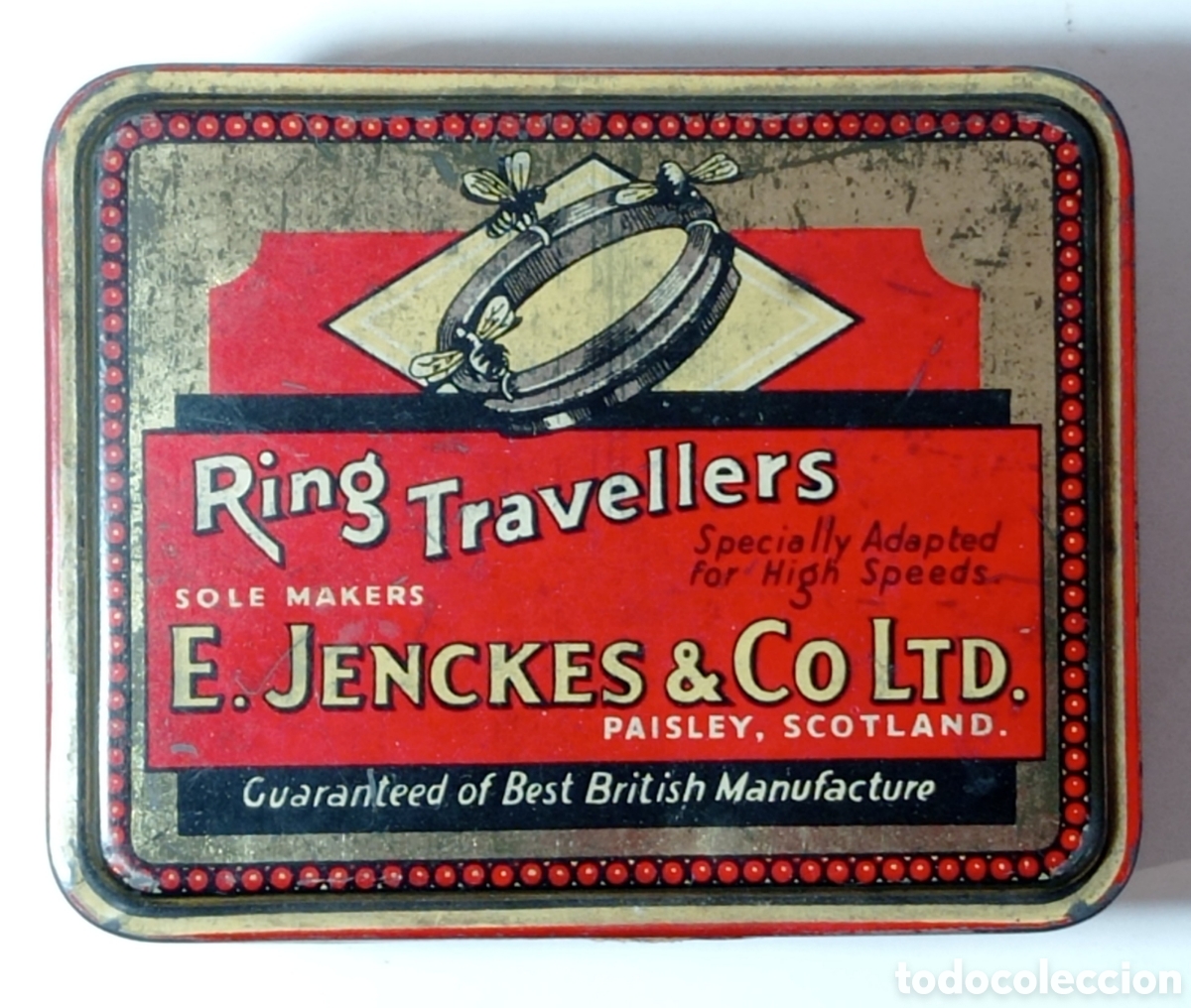 Cajas y cajitas met&aacute;licas: RING TRAVELLERS, E.JENCKES & CO LTD. (G.BRITAIN) - Foto 3