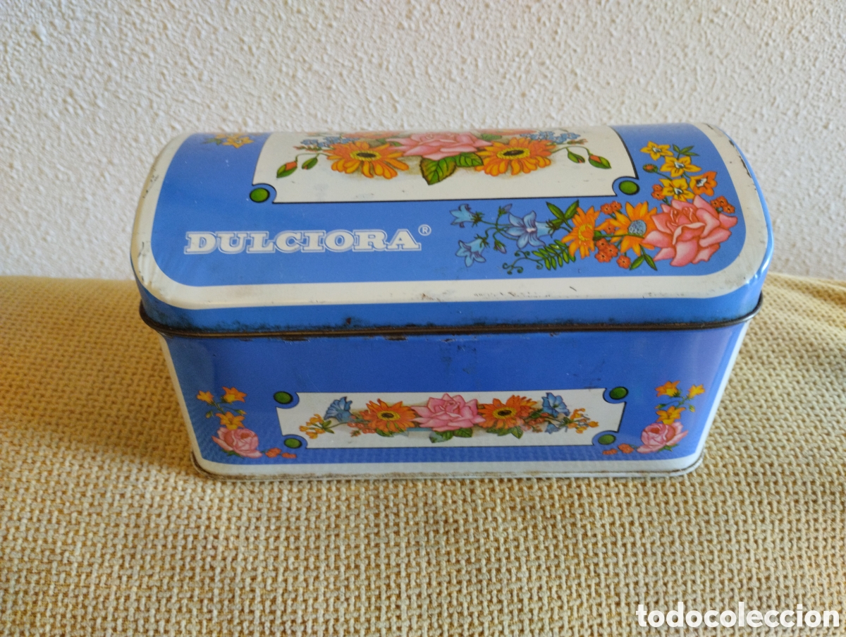 Cajas y cajitas met&aacute;licas: Lata antigua Caramelos Dulciora Valladolid