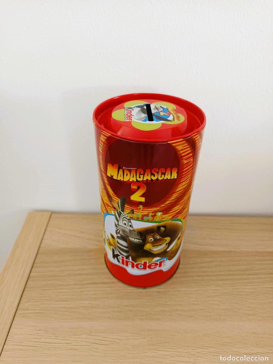 Cajas y cajitas met&aacute;licas: Hucha Madagascar 2 Kinder