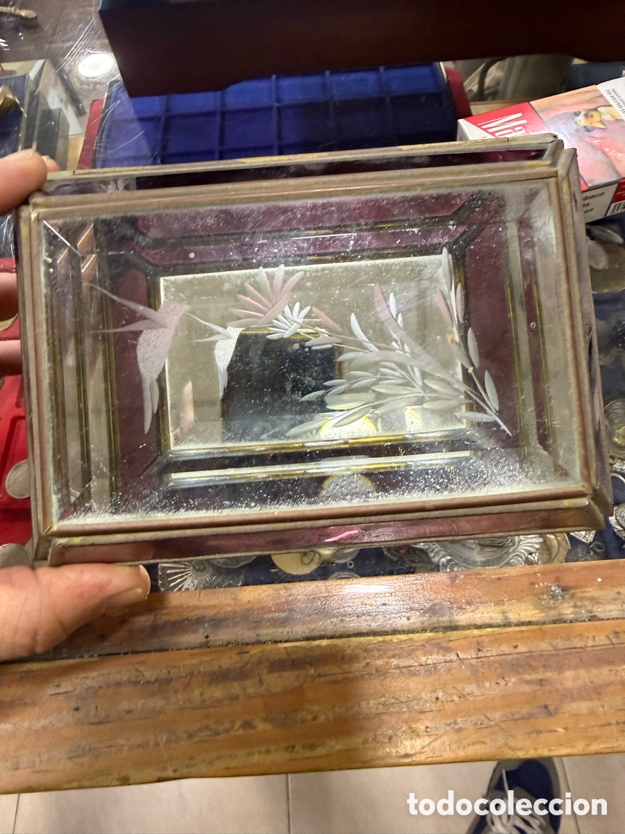 Cajas y cajitas met&aacute;licas: Bonita caja cristal biselado - Foto 2