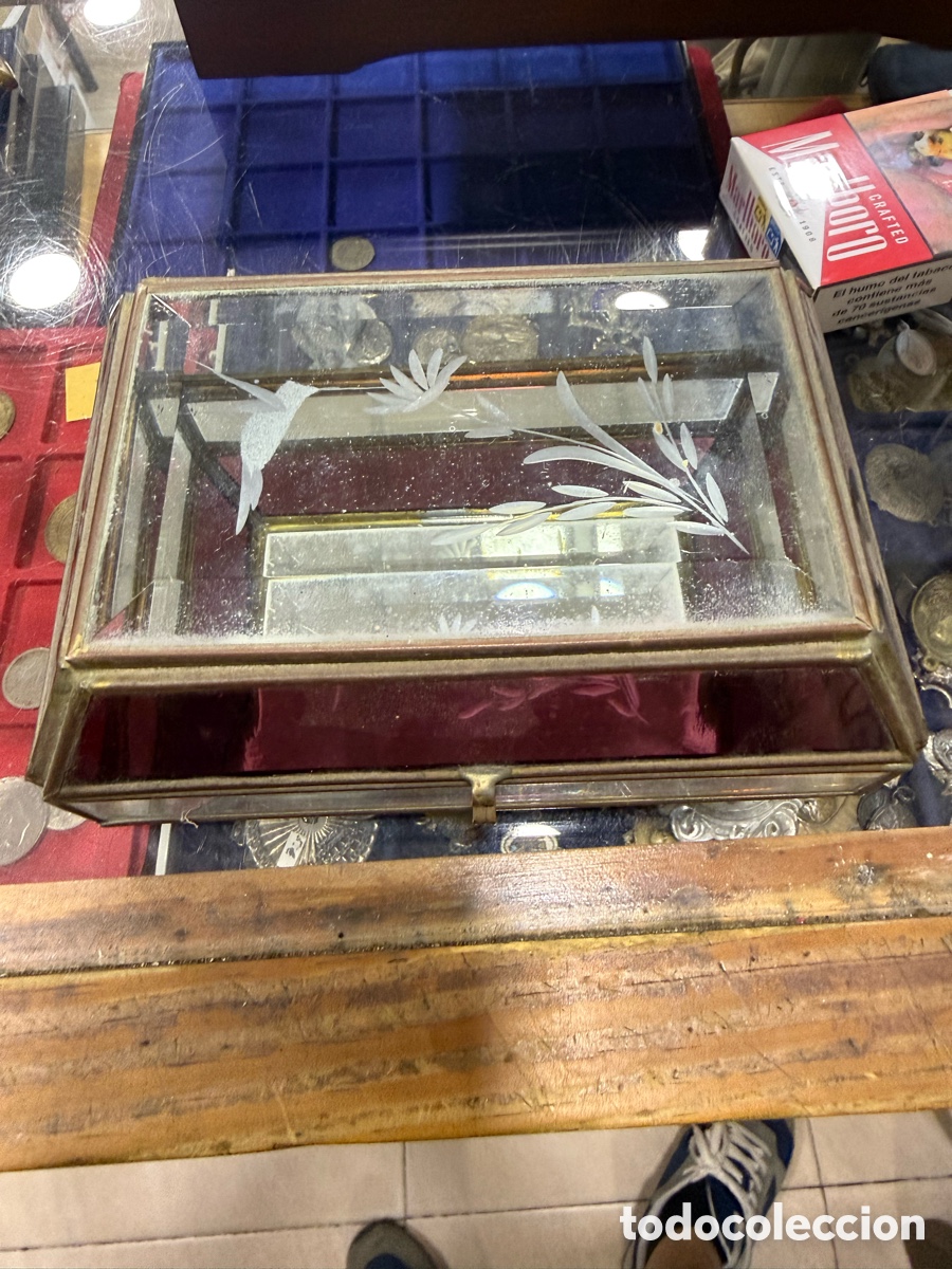 Cajas y cajitas met&aacute;licas: Bonita caja cristal biselado