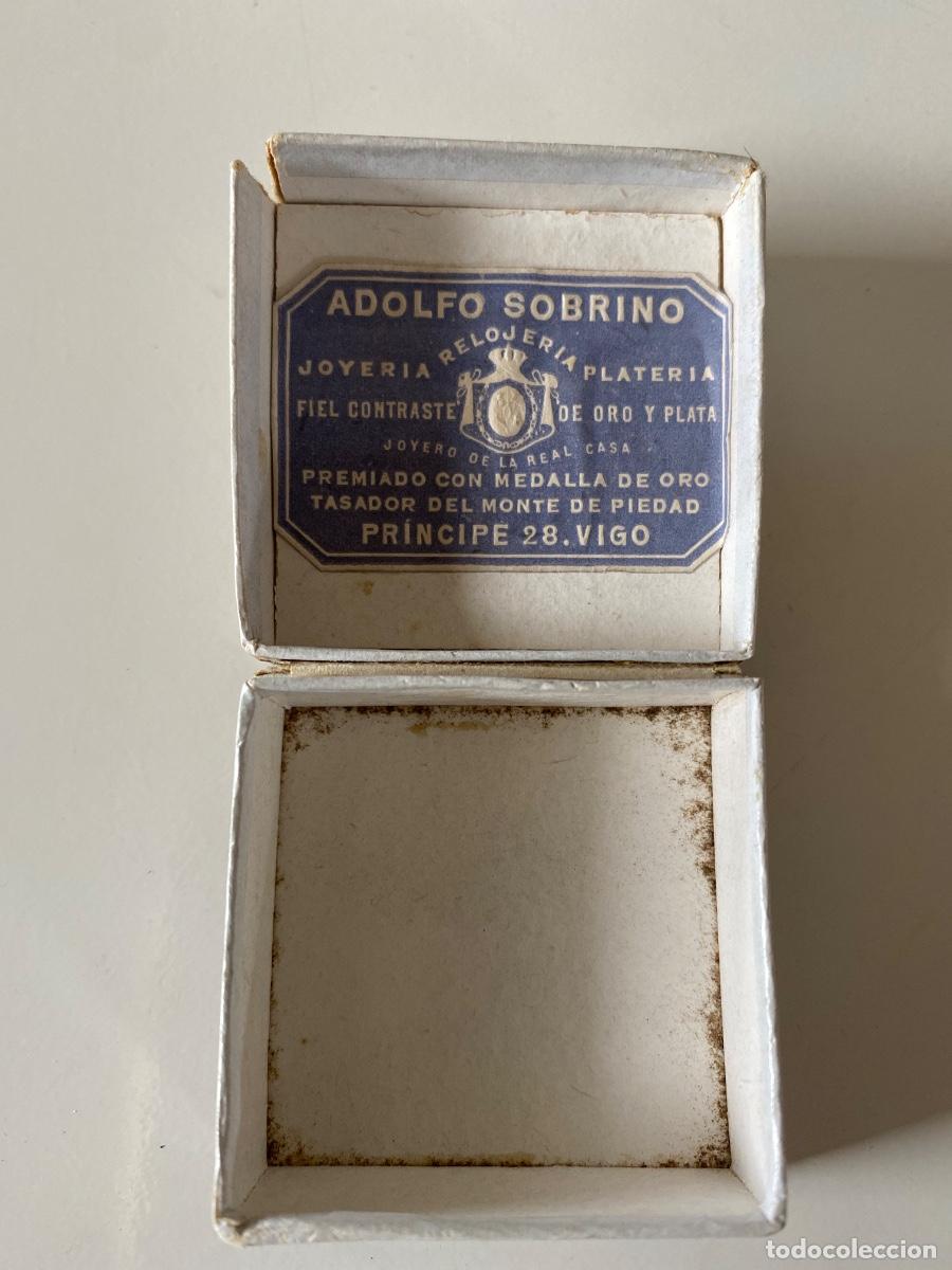 Cajas y cajitas met&aacute;licas: Vigo. Caja para joyas joyer&iacute;a Adolfo Sobrino