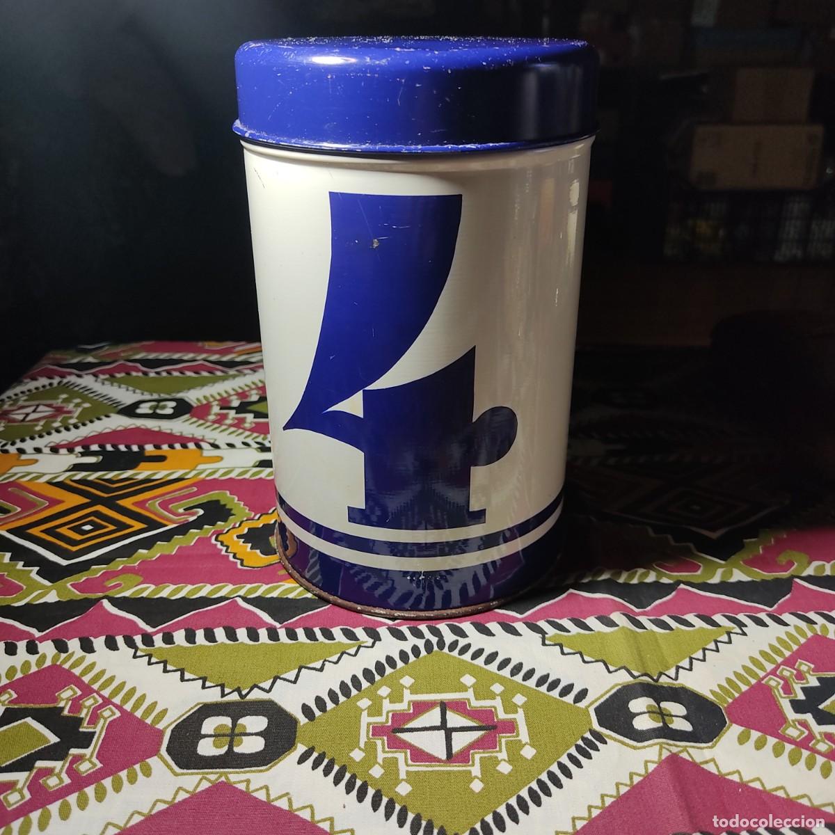 Cajas y cajitas met&aacute;licas: Antiguo bote o Lata de cafe Rovi 500 gramos.