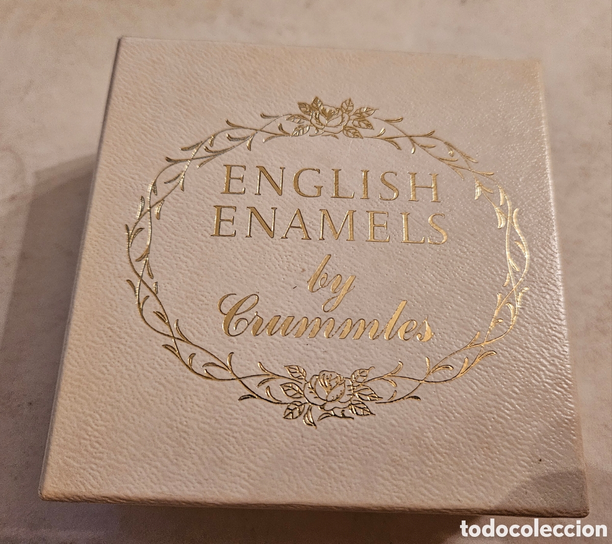 Cajas y cajitas met&aacute;licas: Cajita Esmalte Crummles & Co. Olimpiadas Invierno Innsbruck 1976 - Con Estuche y Certificado Origina